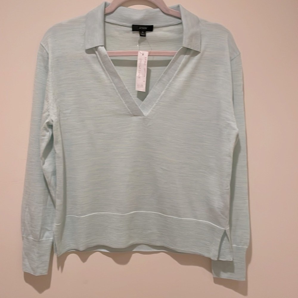 J Crew light weight Merlino wool sweater